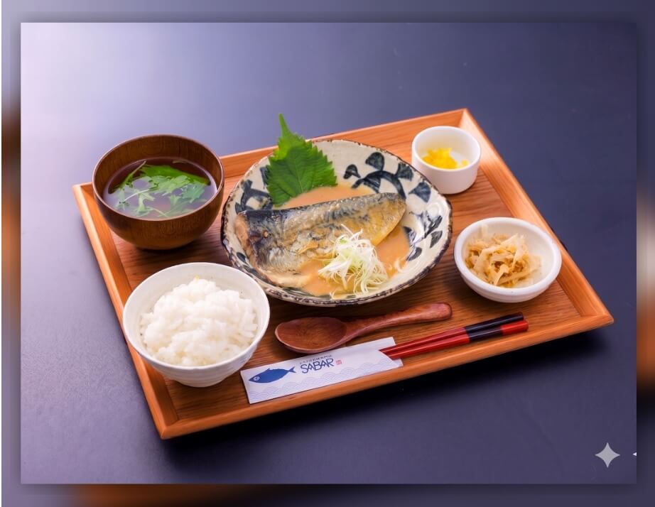 とろさば味噌煮定食